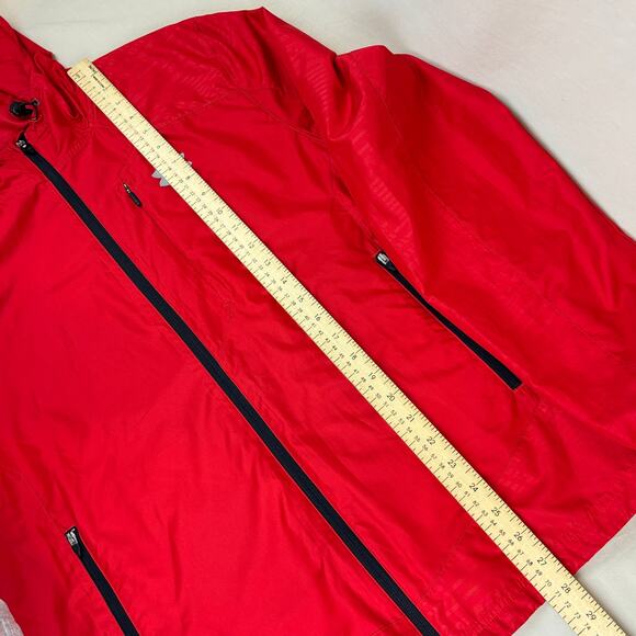 Under Armour Run All Season Gear Full-Zip Hooded Red Jacket - Mens Large Fitted - Picture 9 of 12